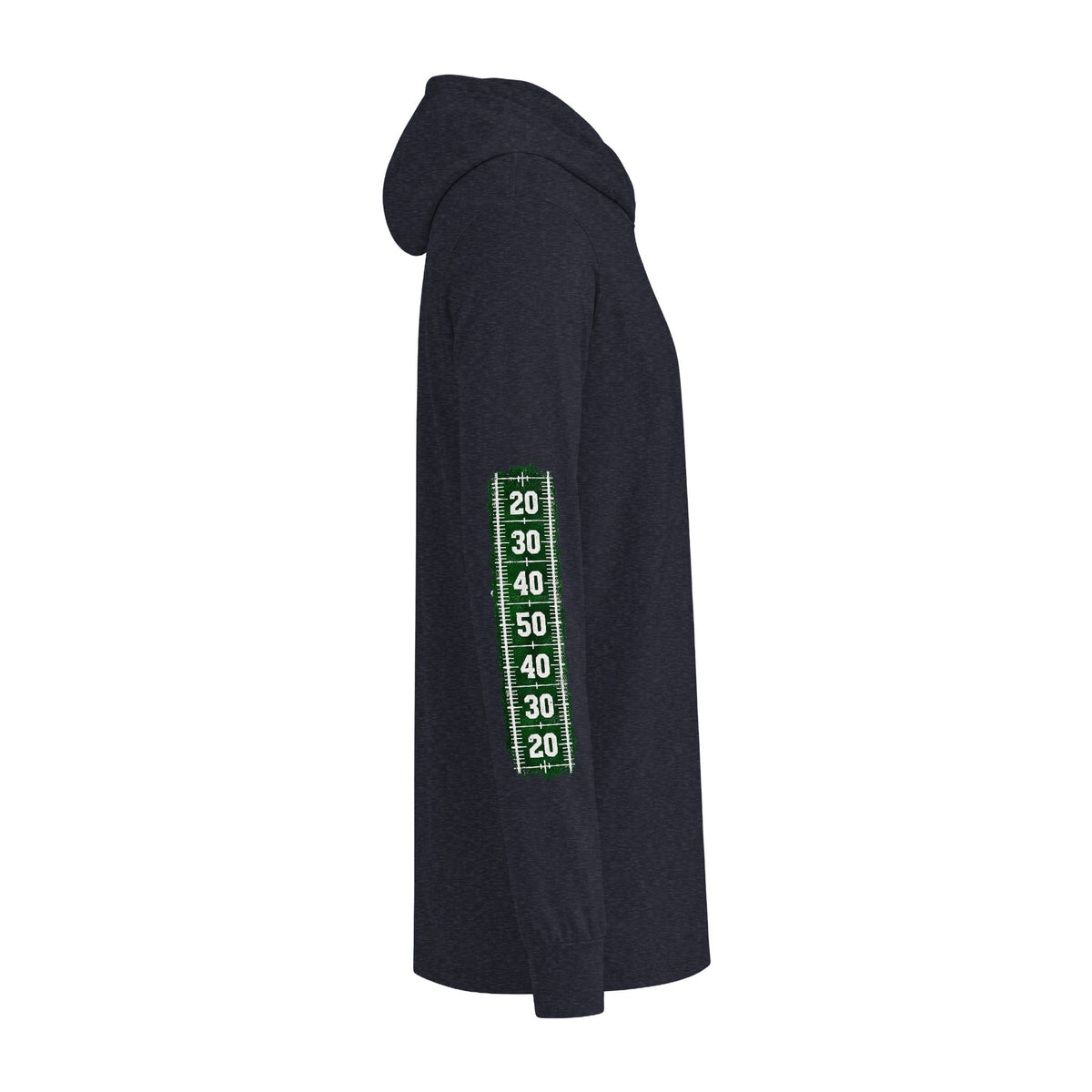 Game Day Football Hoodie Tee — Custom Team Name & Mascot (Number 00)