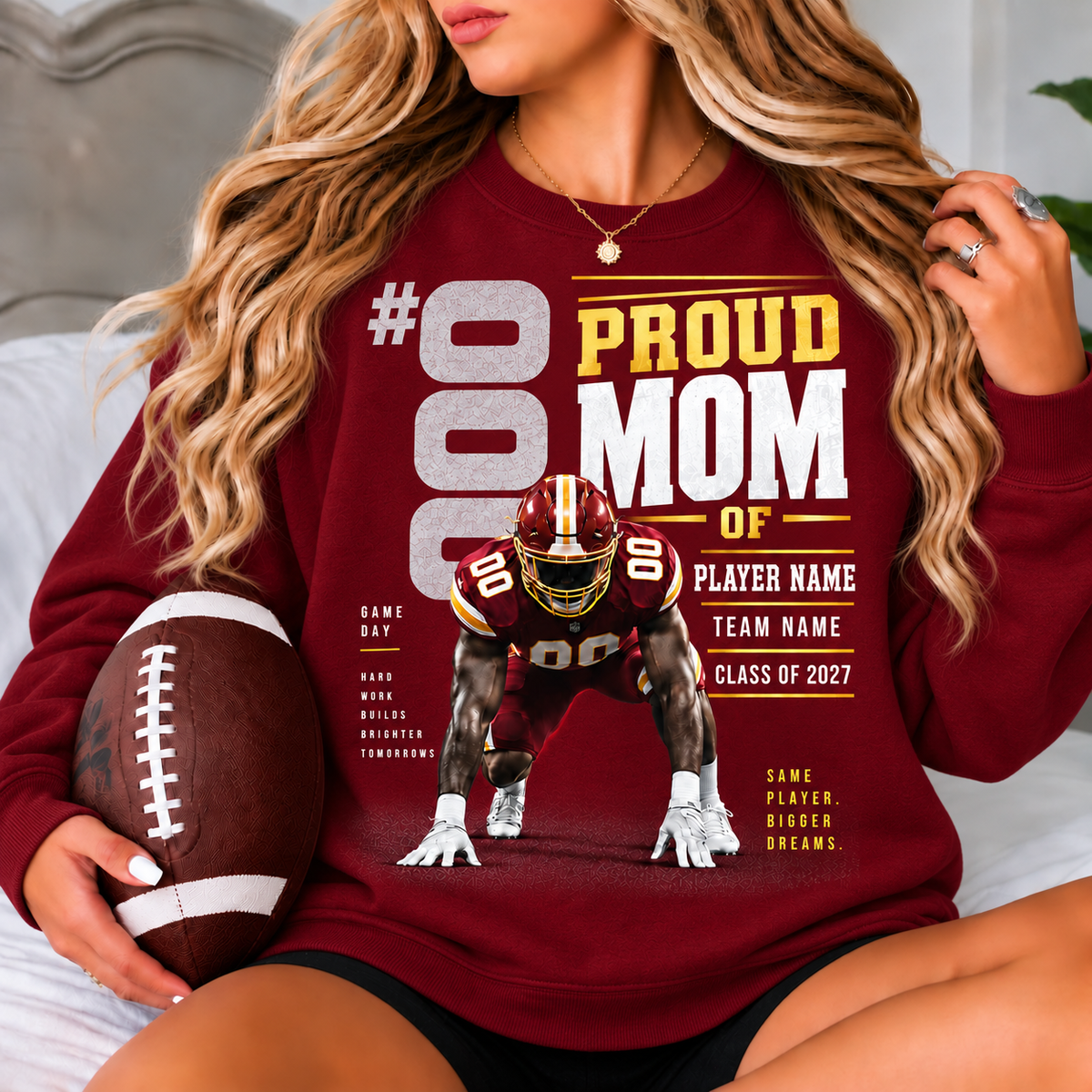 Personalized Mom Sweatshirts – Custom Game Day & Proud Mom Gifts