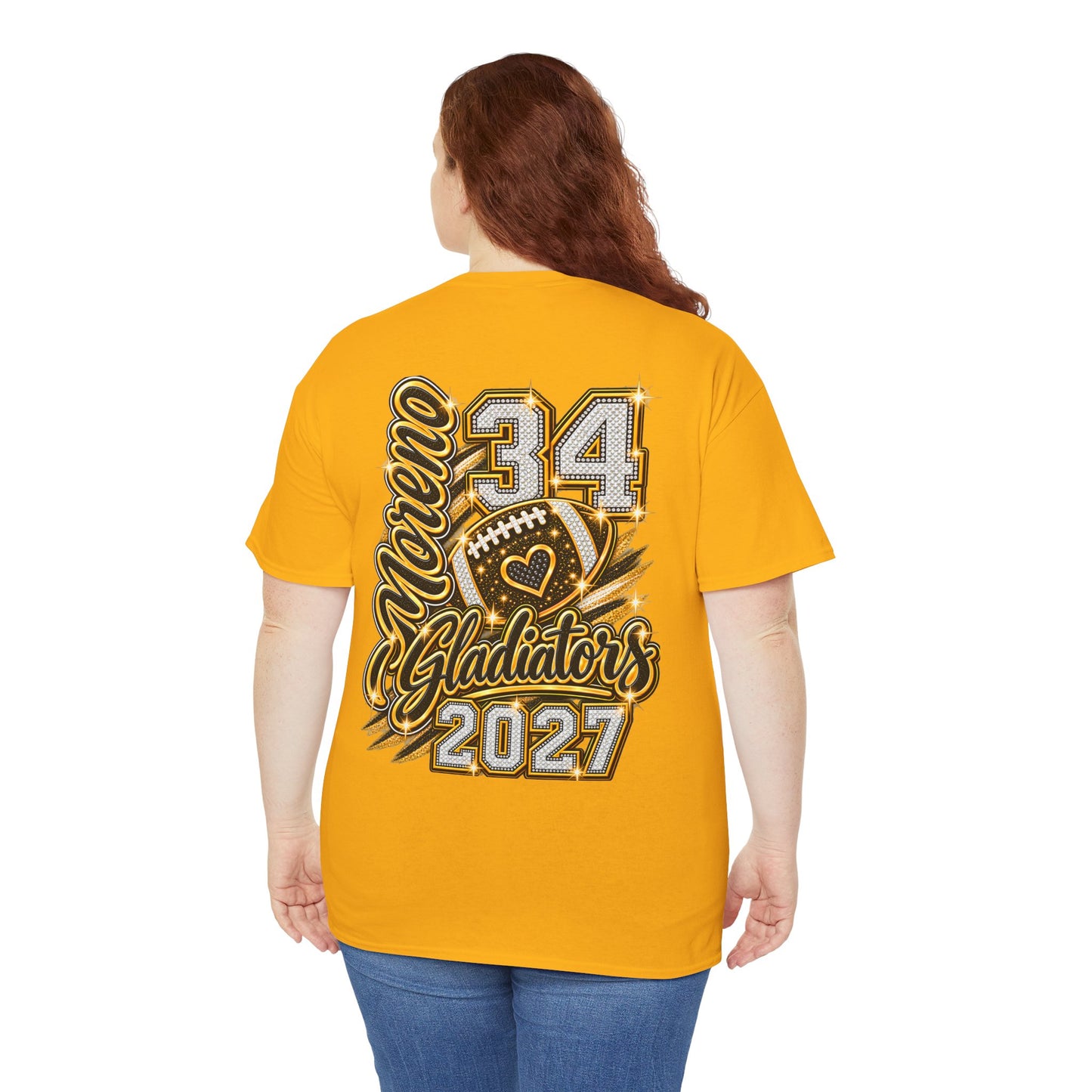 Personalized Football Mom Shirt, Custom Player Name Number, Game Day Mom Tee, Senior Football Mom, Glitter Effect Front Back