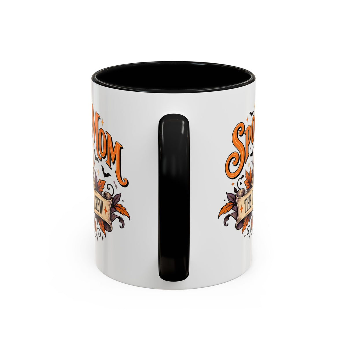 Personalized Spooky Mom Halloween Mug, Custom Family Name Coffee Cup, Halloween Mom Gift, Pumpkin Mug, Fall Gift for Mom