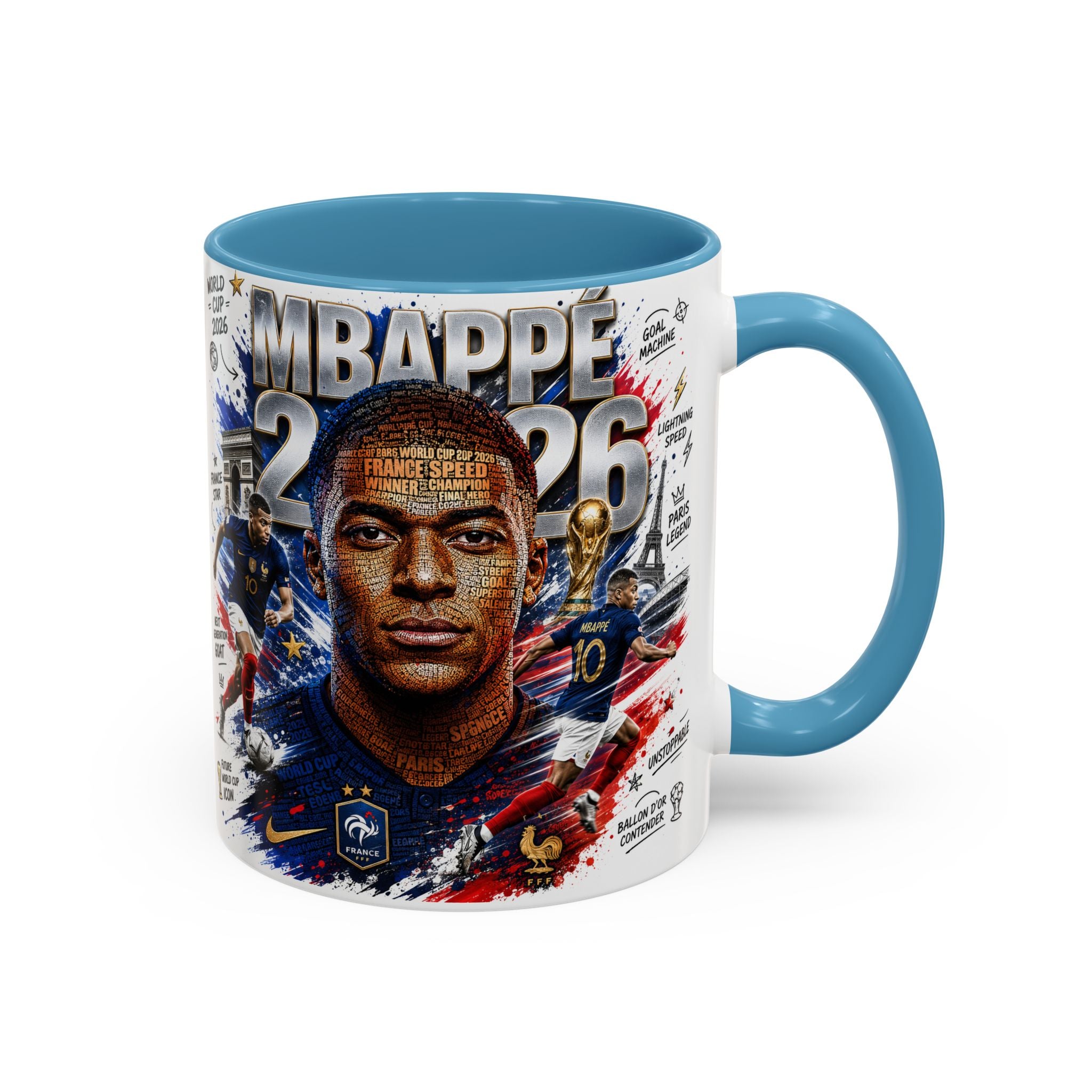 Mbappé Soccer Coffee Mug — France World Cup Tribute (11/15oz)