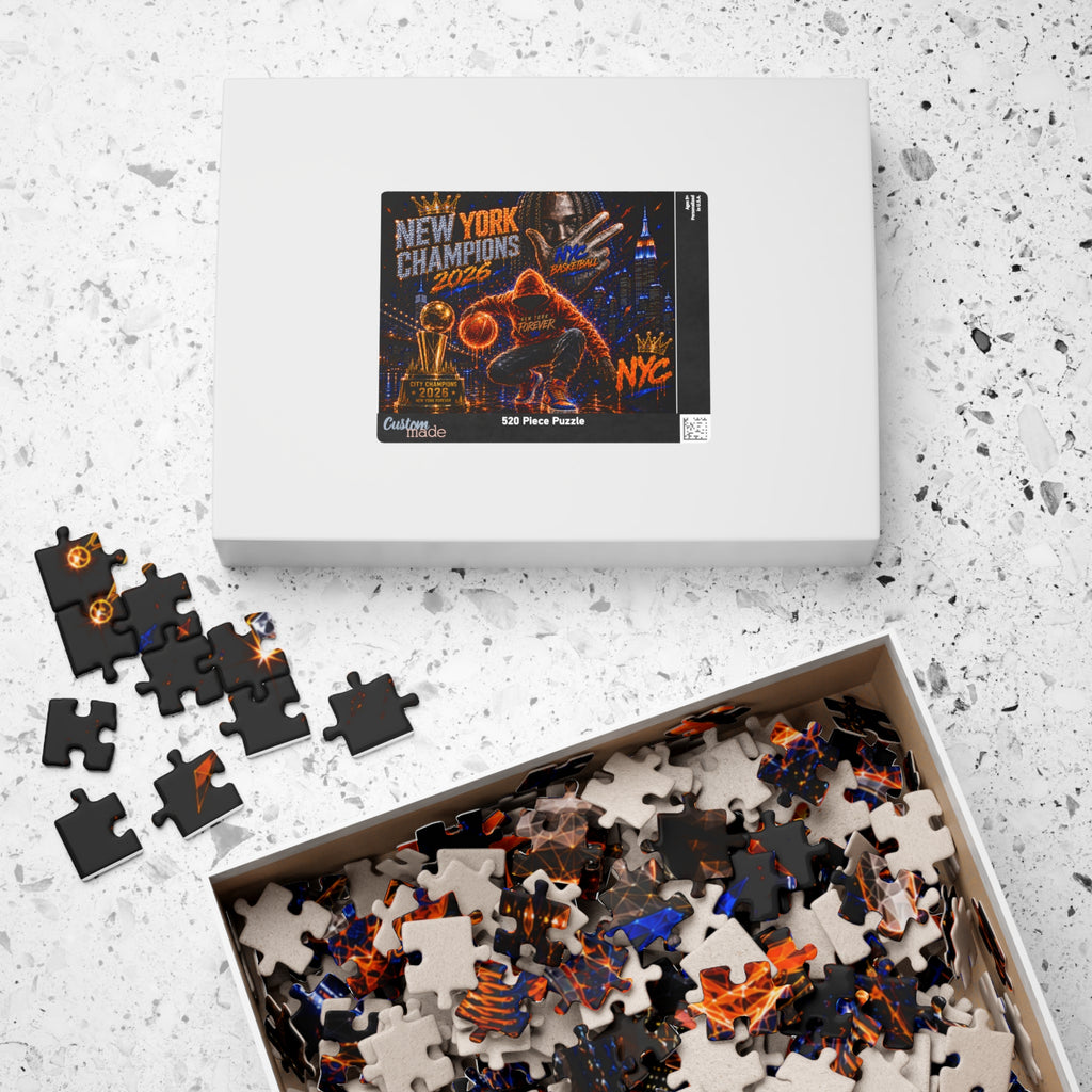 New York Champions 2026 Basketball Puzzle — NYC Championship Jigsaw (110/252/520/1014 pcs)