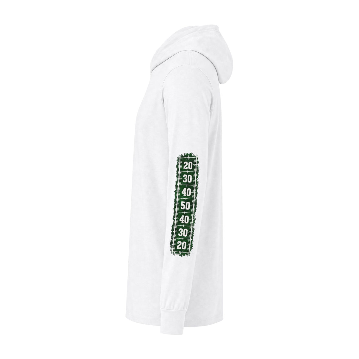 Game Day Football Hoodie Tee — Custom Team Name & Mascot (Number 00)