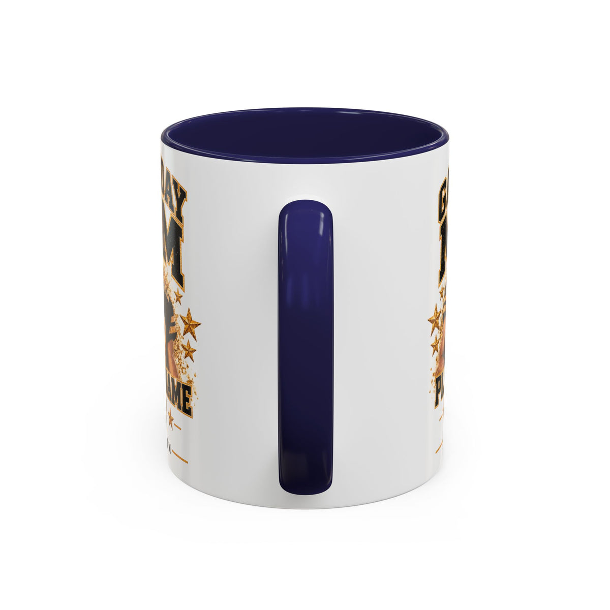 Personalized Game Day Mom Photo Mug – Custom Football Player Name & Number