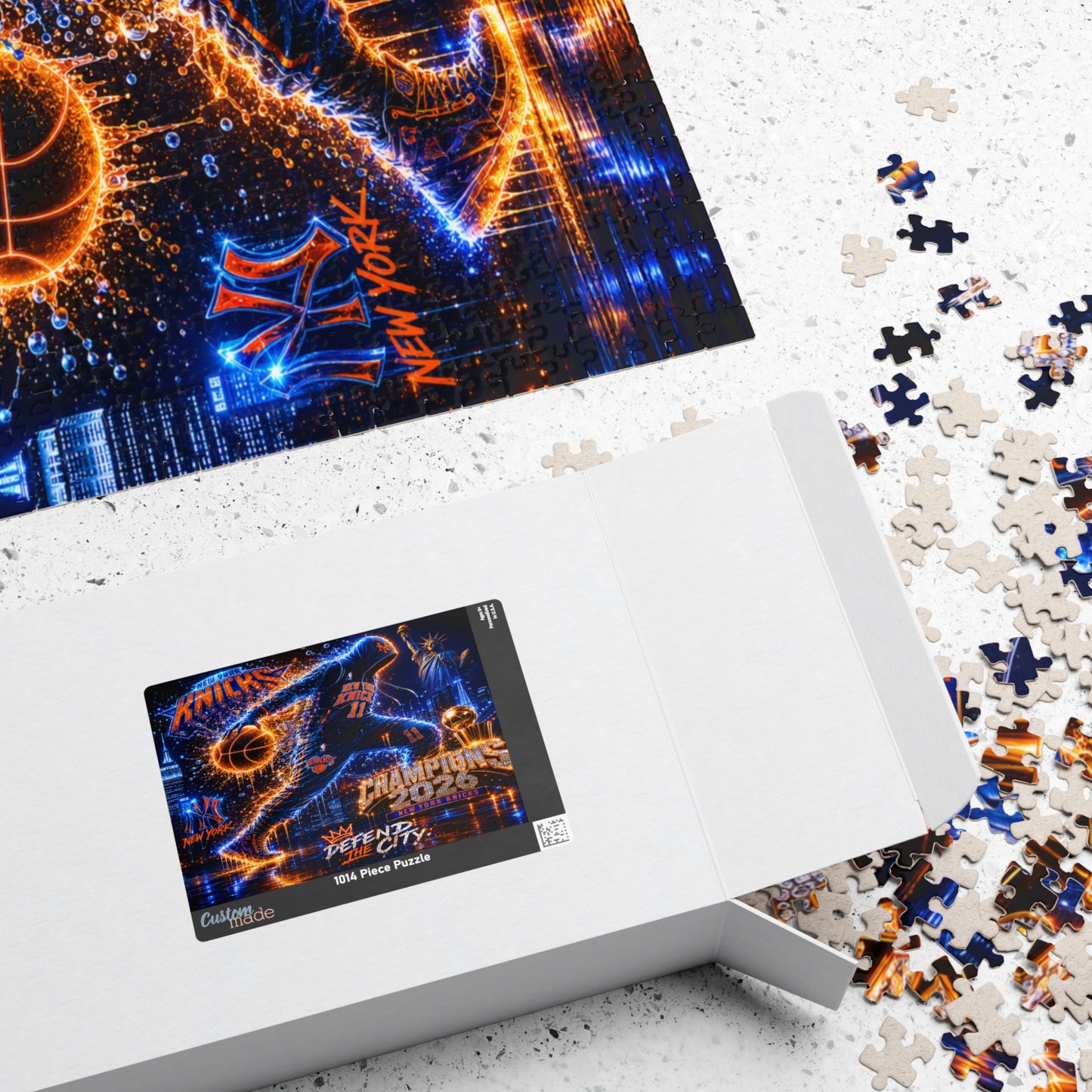 New York Knicks 'Champions 2026' Basketball Puzzle — Defend the City (110/252/520/1014 pcs)