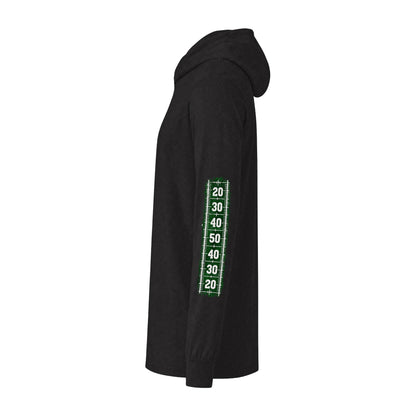 Game Day Football Hoodie Tee — Custom Team Name & Mascot (Number 00)