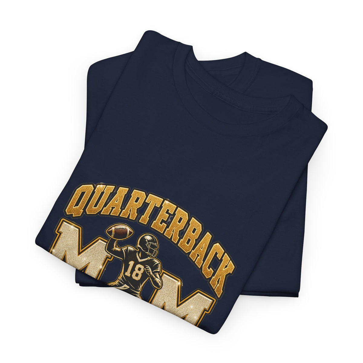Personalized Quarterback Mom Shirt — Player Name Team Number Game Day Tee
