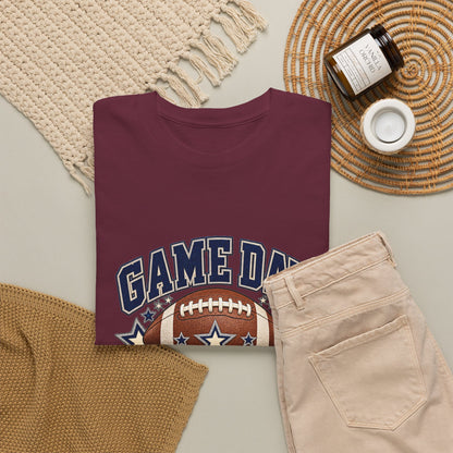 Personalized Game Day Senior Mom Shirt — Navy Silver Custom Year