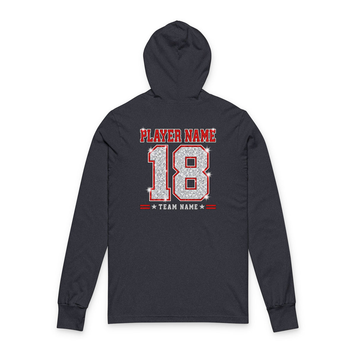Personalized Football Mom Hoodie, Custom Player Name & Number, Proud Mom Game Day Sweatshirt, Front and Back Design