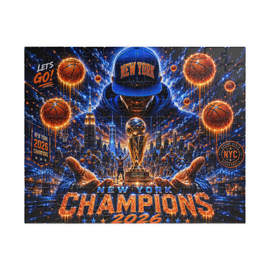 New York Champions 2026 Basketball Puzzle – 520/1014 Piece City Hoops Jigsaw