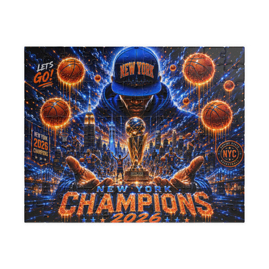 New York Champions 2026 Basketball Puzzle – 520/1014 Piece City Hoops Jigsaw