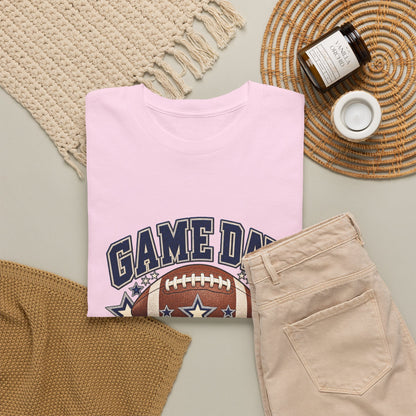 Personalized Game Day Senior Mom Shirt — Navy Silver Custom Year