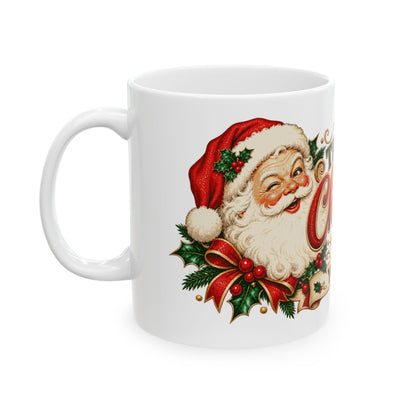 Personalized This Is My Christmas Mug — Classic Santa