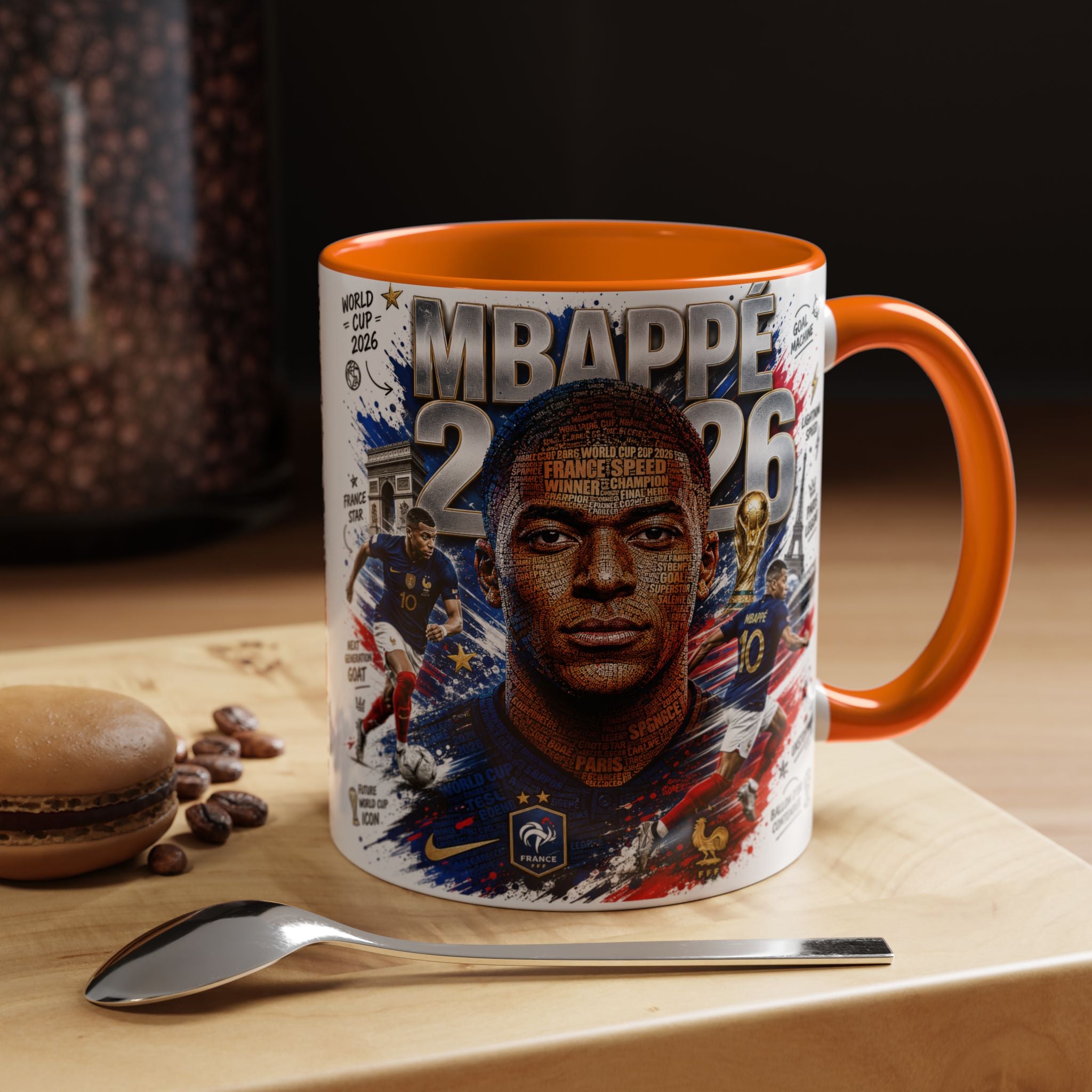 Mbappé Soccer Coffee Mug — France World Cup Tribute (11/15oz)