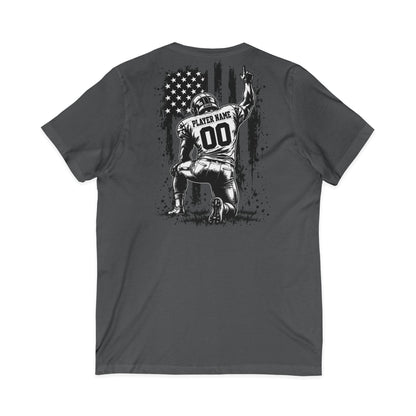 Personalized Football Mom Shirt, Custom Player Name & Number, Game Day Mom Tee, Football Senior Mom Gift