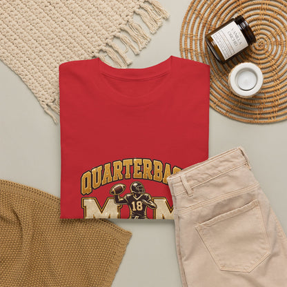 Personalized Quarterback Mom Shirt — Player Name Team Number Game Day Tee
