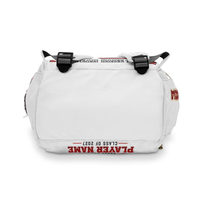 Personalized Football Mom Diaper Backpack, Custom Player Photo and Name, Proud Mom Game Day Bag, Football Mom Gift