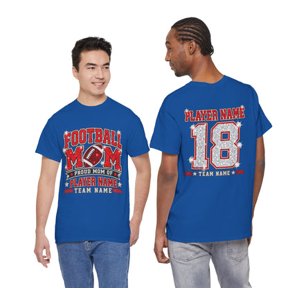 Personalized Football Mom Shirt – Custom Player Name & Number