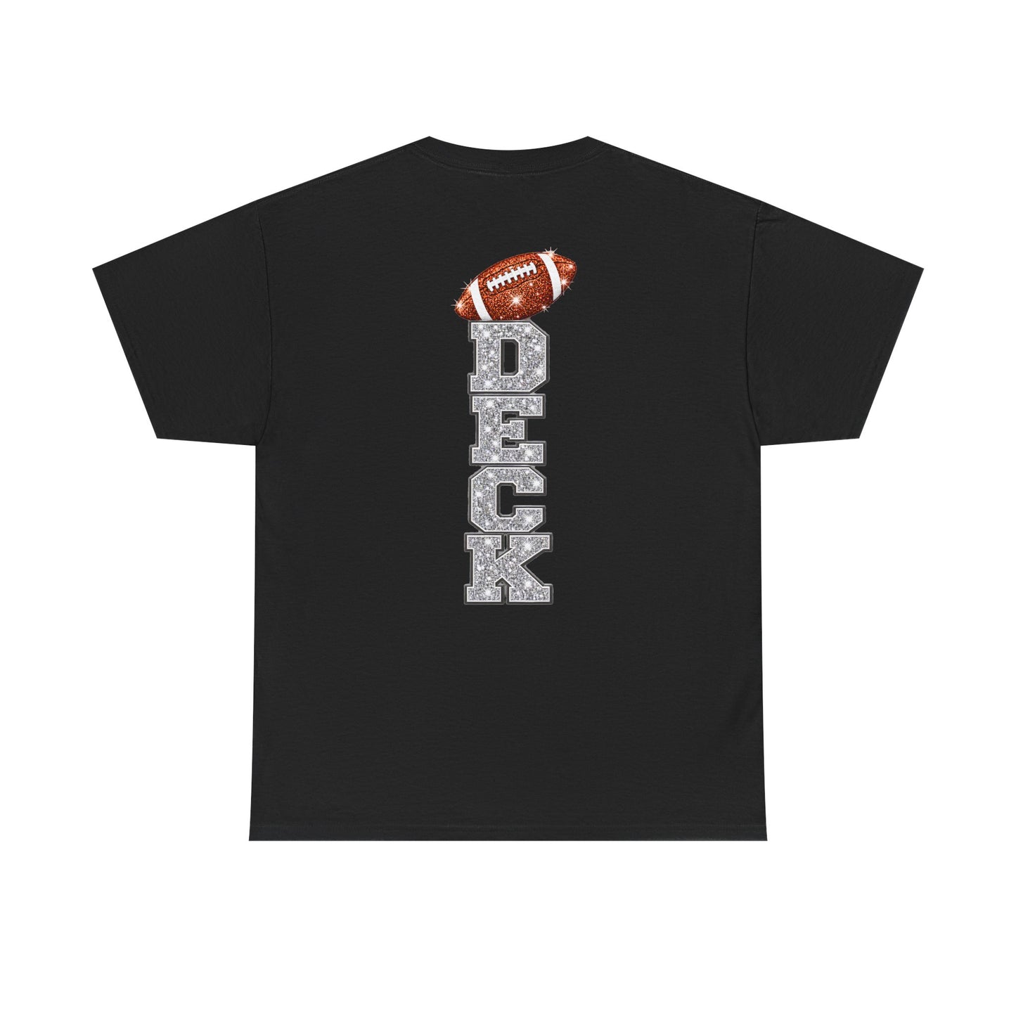 Personalized Senior Mom Football Shirt, Game Day Mom Tee, Custom Player Name Number, Front Back Shirt, Glitter Effect Football Mom