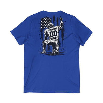 Personalized Football Mom Shirt, Custom Player Name & Number, Game Day Mom Tee, Football Senior Mom Gift