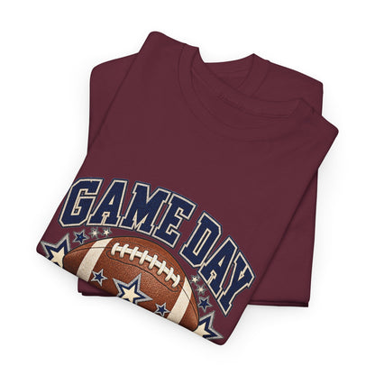 Personalized Game Day Senior Mom Shirt — Navy Silver Custom Year
