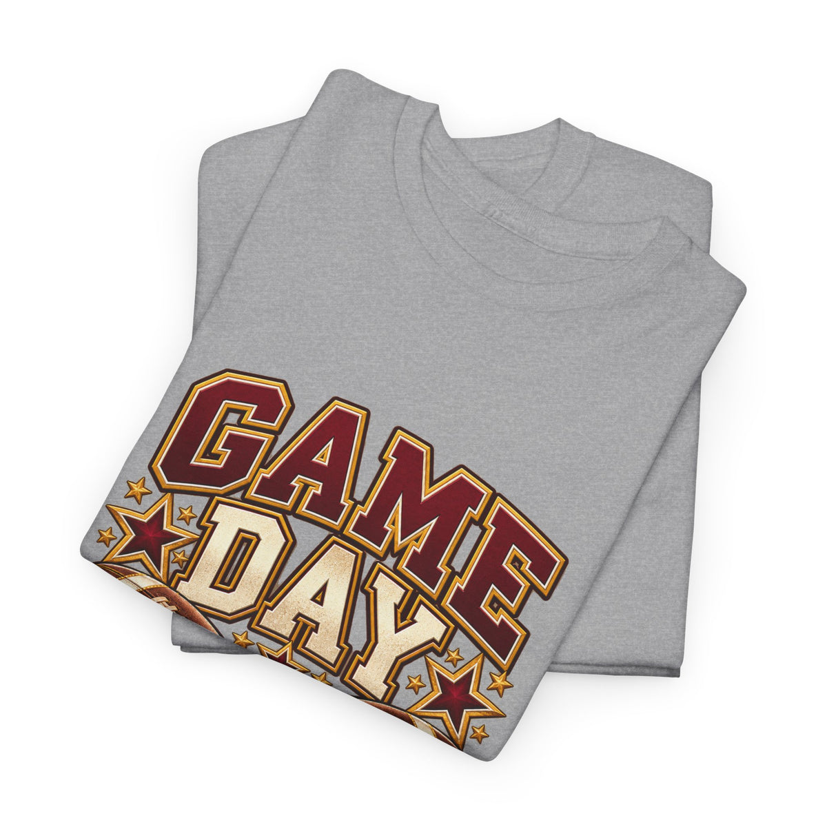 Personalized Game Day Those Are My Boys Shirt — Burgundy Gold