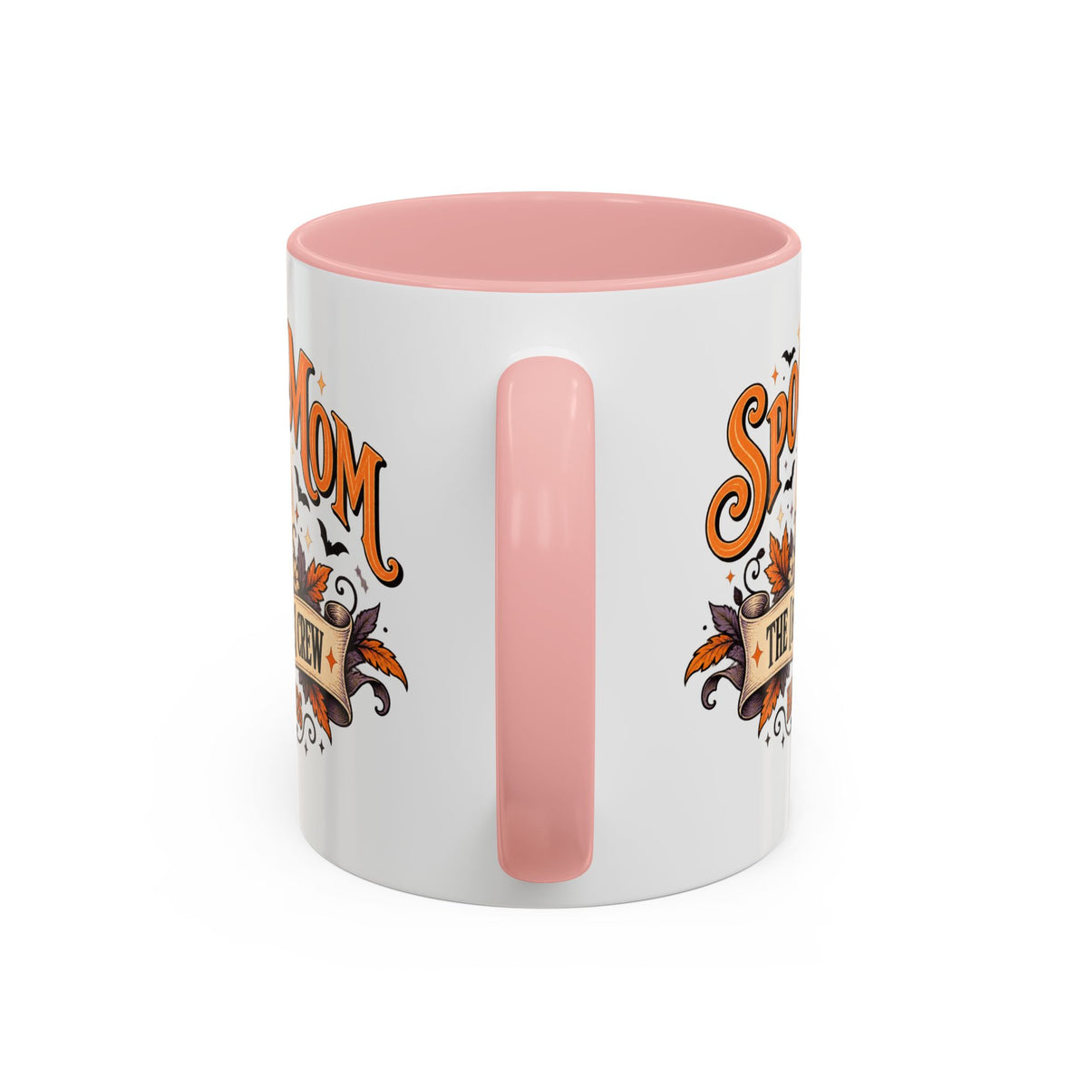 Personalized Spooky Mom Halloween Mug, Custom Family Name Coffee Cup, Halloween Mom Gift, Pumpkin Mug, Fall Gift for Mom