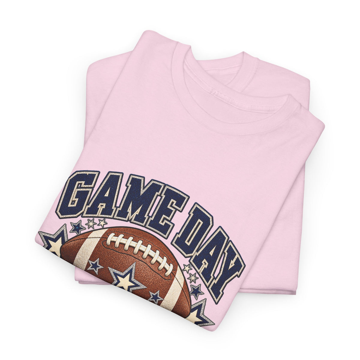 Personalized Game Day Senior Mom Shirt — Navy Silver Custom Year