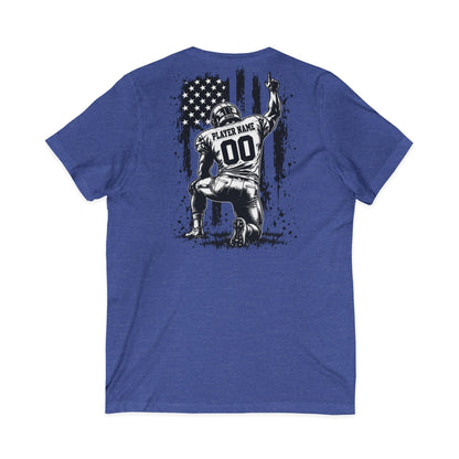 Personalized Football Mom Shirt, Custom Player Name & Number, Game Day Mom Tee, Football Senior Mom Gift