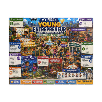 My First Young Entrepreneur Puzzle 110  520  1014 Piece | Educational Kids Jigsaw
