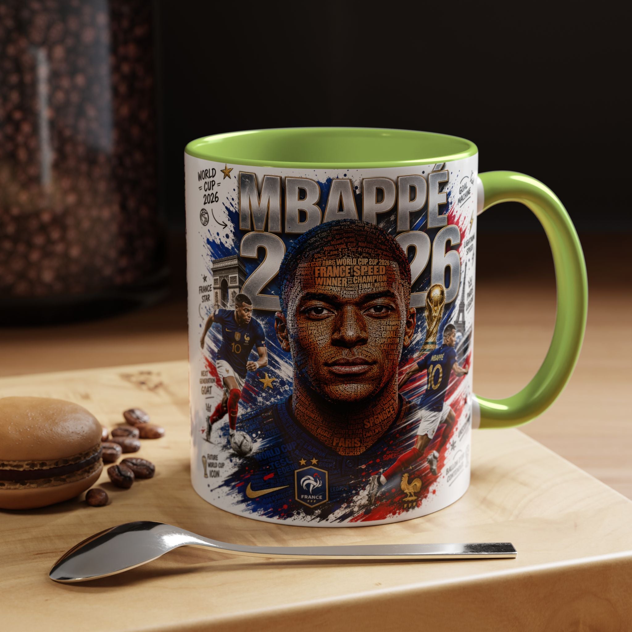 Mbappé Soccer Coffee Mug — France World Cup Tribute (11/15oz)