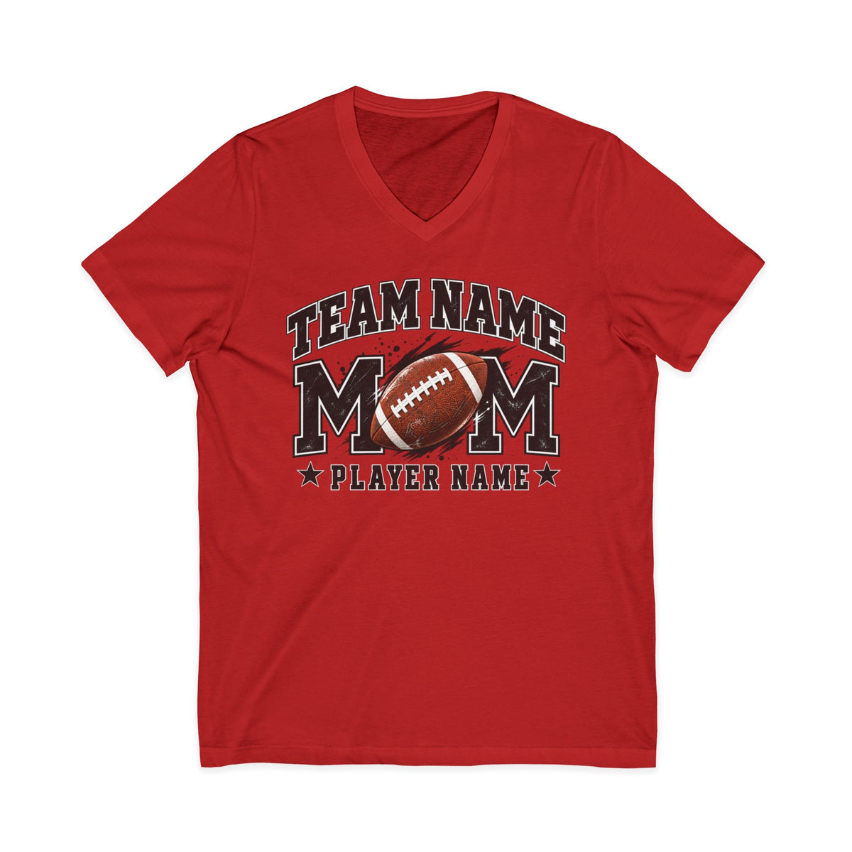 Personalized Football Mom Shirt, Custom Player Name & Number, Game Day Mom Tee, Football Senior Mom Gift