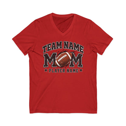 Personalized Football Mom Shirt, Custom Player Name & Number, Game Day Mom Tee, Football Senior Mom Gift