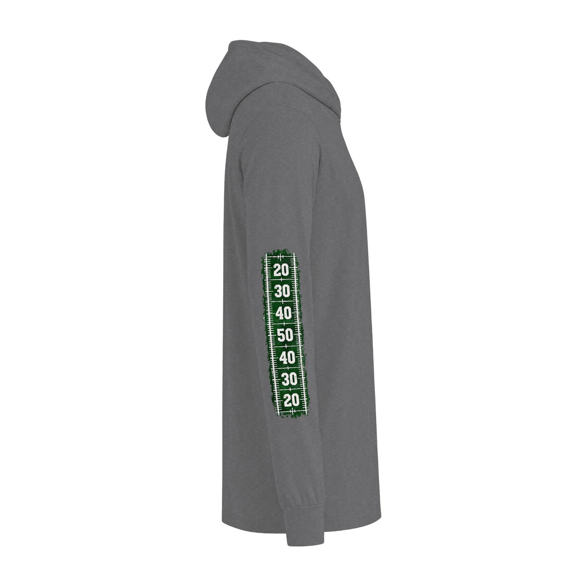 Game Day Football Hoodie Tee — Custom Team Name & Mascot (Number 00)
