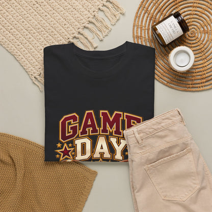 Personalized Game Day Those Are My Boys Shirt — Burgundy Gold