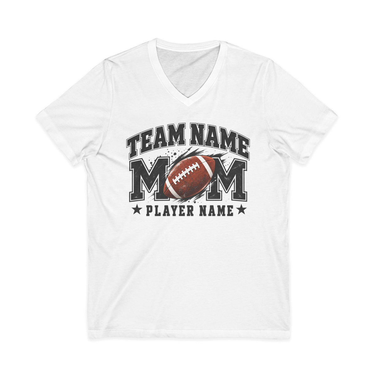 Personalized Football Mom Shirt, Custom Player Name & Number, Game Day Mom Tee, Football Senior Mom Gift