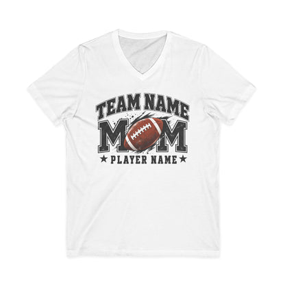 Personalized Football Mom Shirt, Custom Player Name & Number, Game Day Mom Tee, Football Senior Mom Gift
