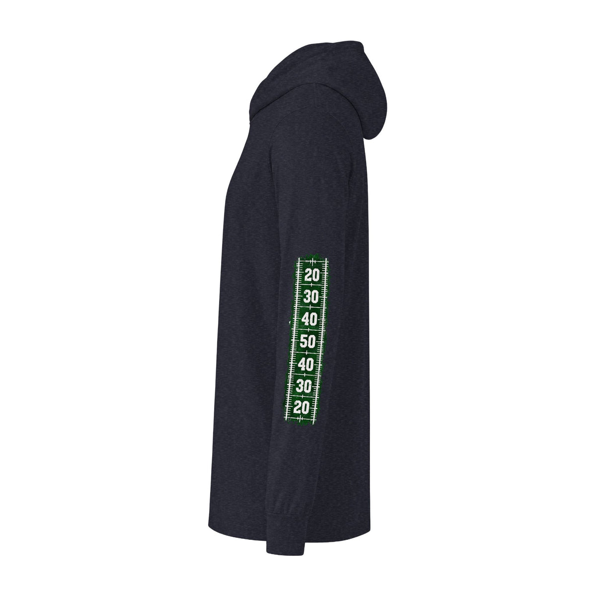 Game Day Football Hoodie Tee — Custom Team Name & Mascot (Number 00)