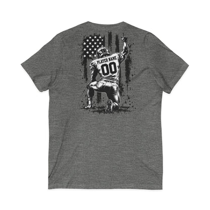 Personalized Football Mom Shirt, Custom Player Name & Number, Game Day Mom Tee, Football Senior Mom Gift