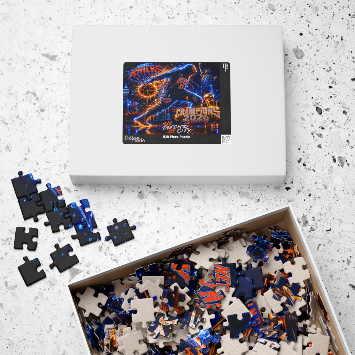 New York Knicks 'Champions 2026' Basketball Puzzle — Defend the City (110/252/520/1014 pcs)