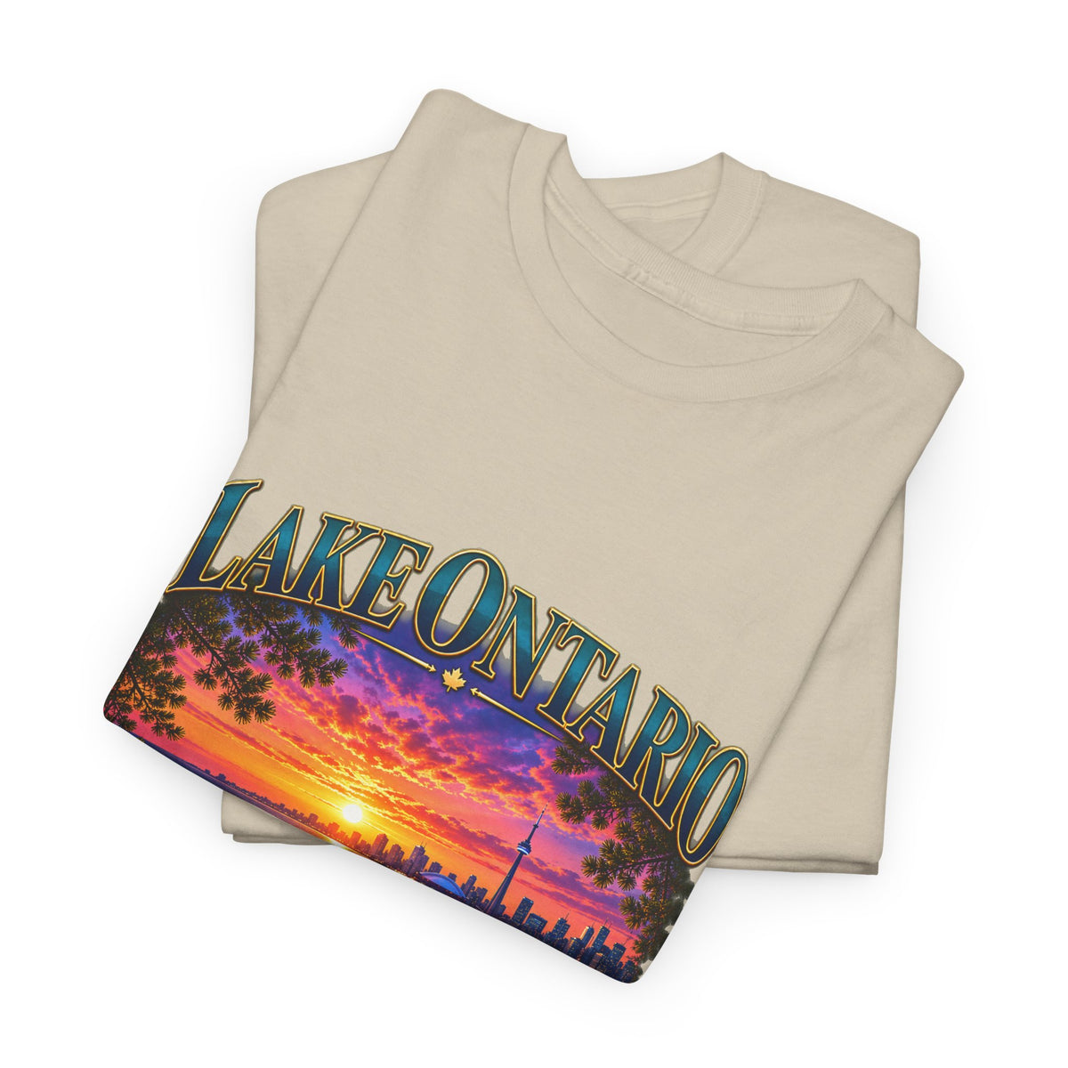 Personalized Lake Ontario Family T-Shirt – Toronto Sunset, Custom Family Name & Our Happy Place