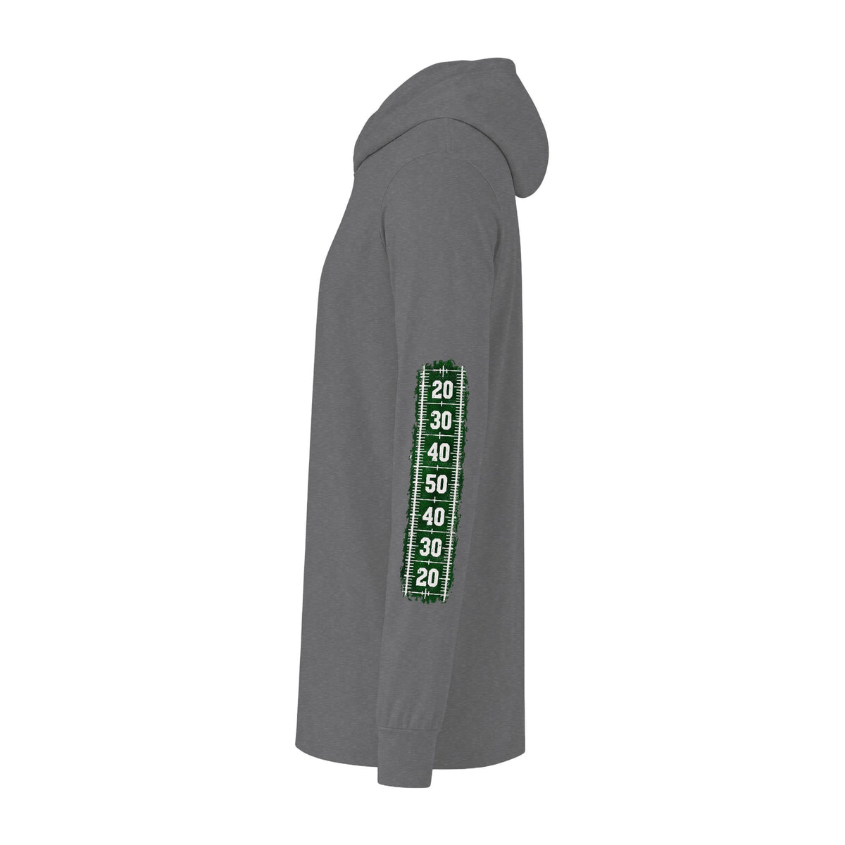 Game Day Football Hoodie Tee — Custom Team Name & Mascot (Number 00)