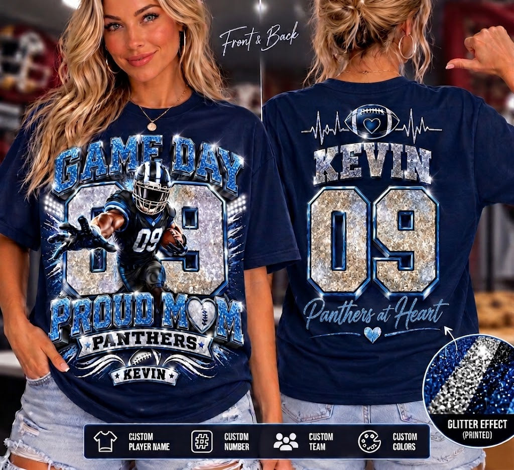 Personalized Football Mom Shirt – EBAY US