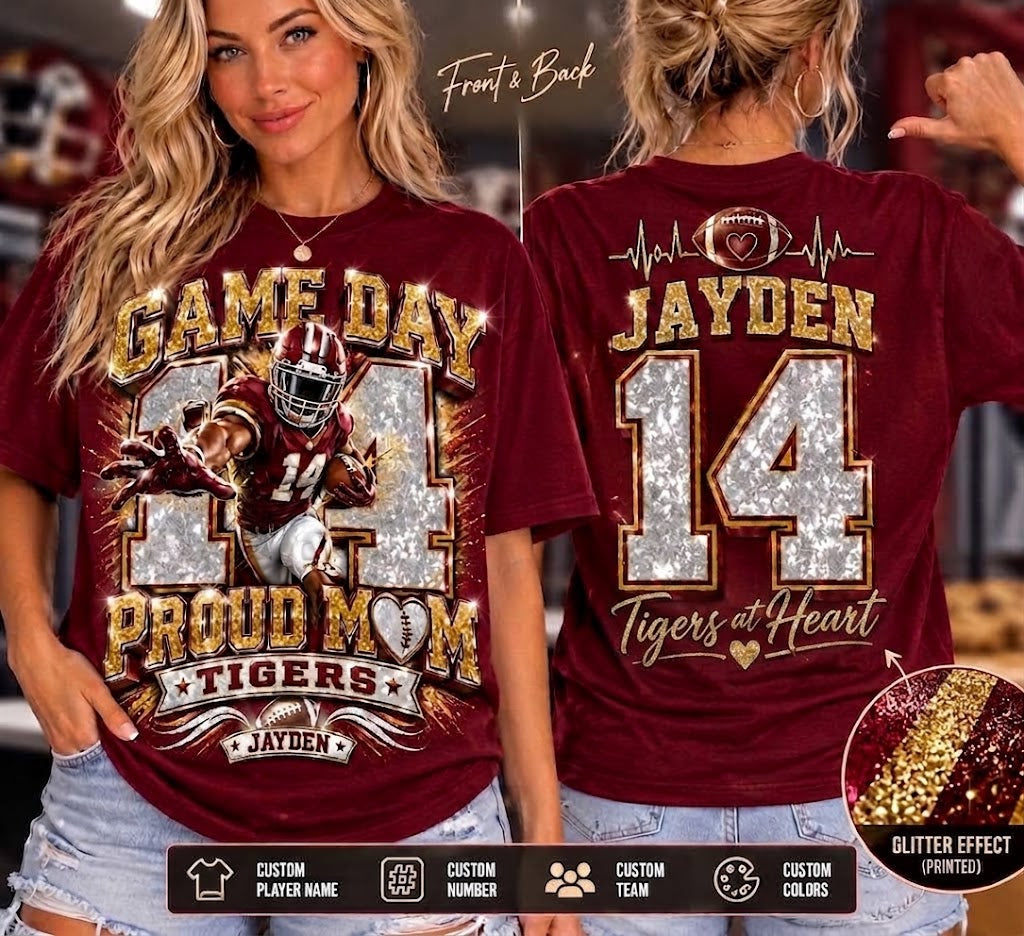 Personalized Football Mom Shirt – EBAY US