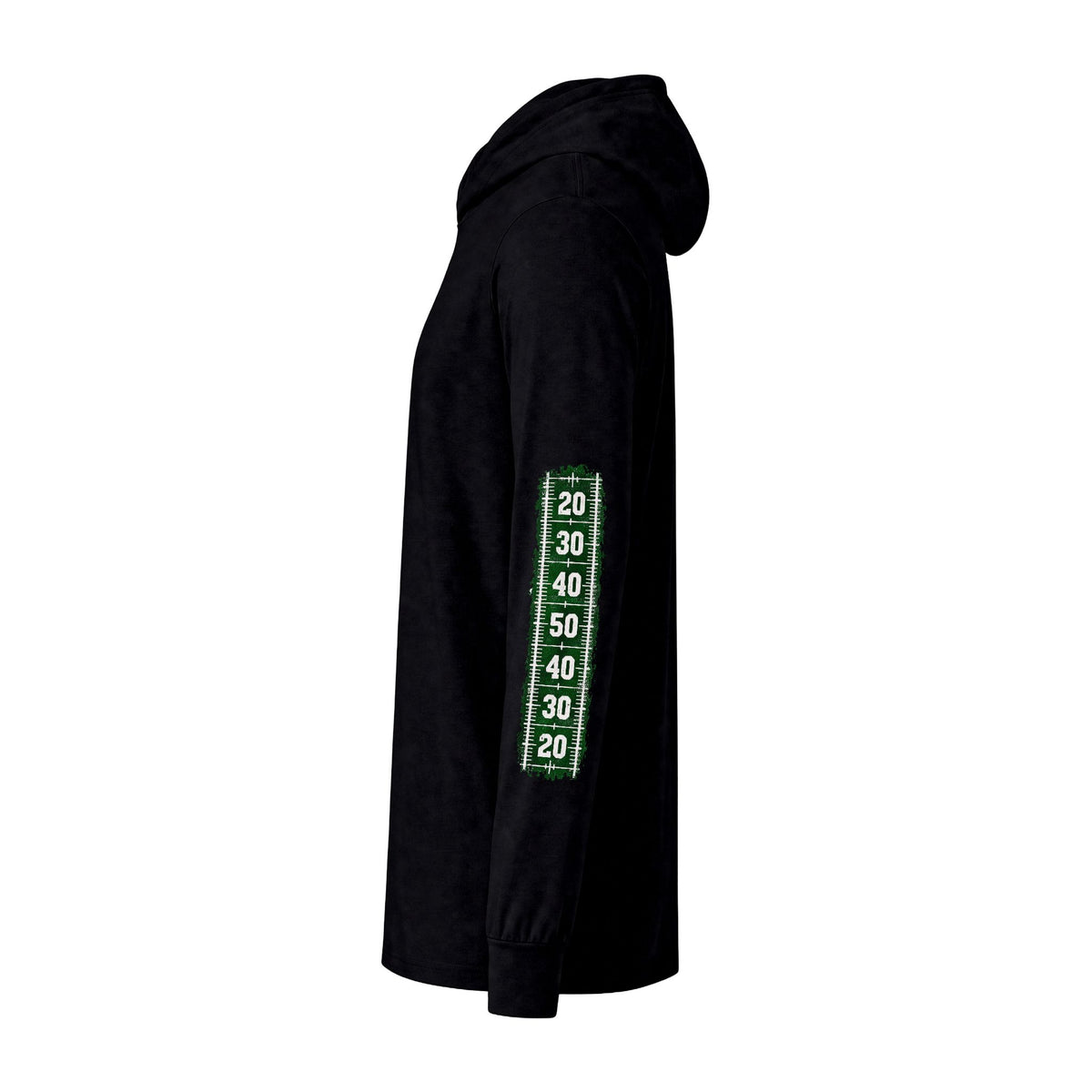 Game Day Football Hoodie Tee — Custom Team Name & Mascot (Number 00)