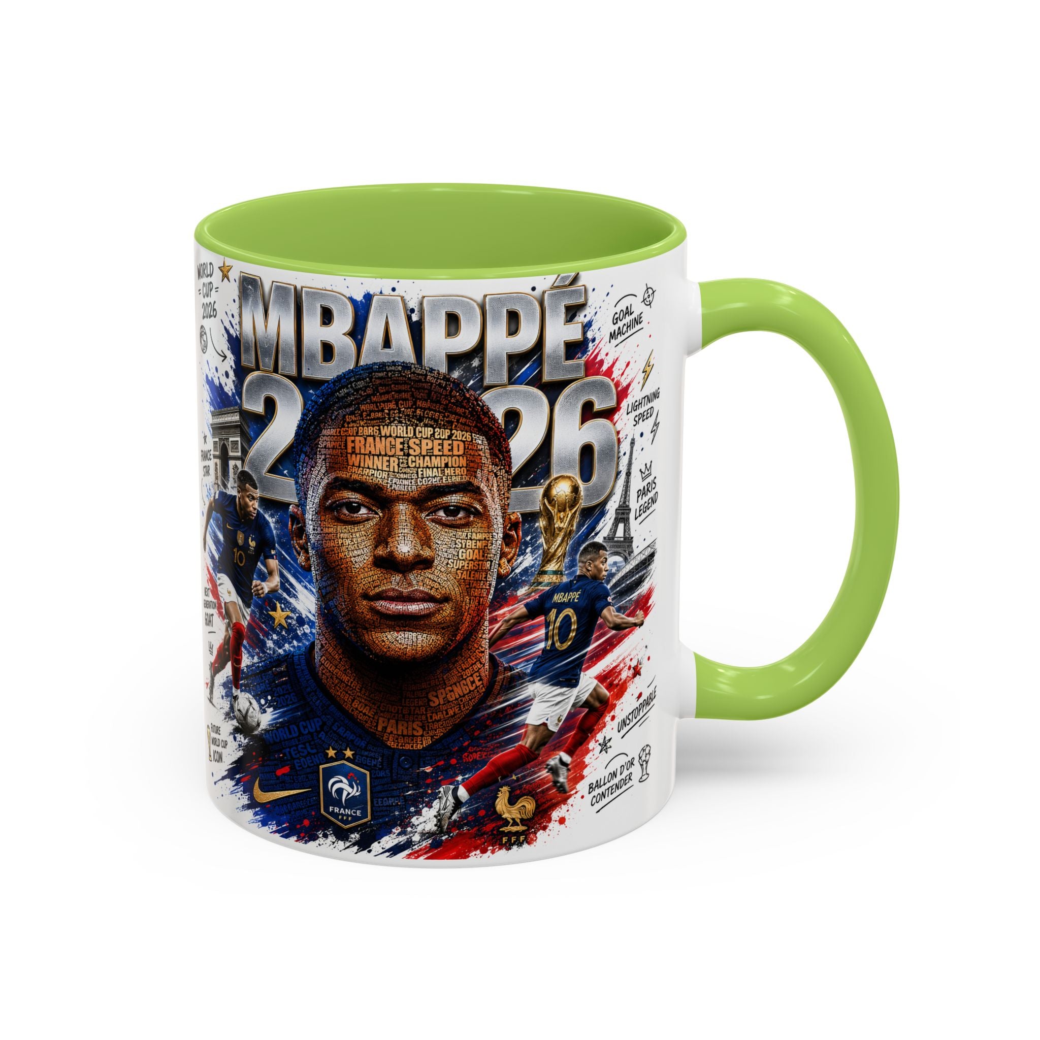 Mbappé Soccer Coffee Mug — France World Cup Tribute (11/15oz)