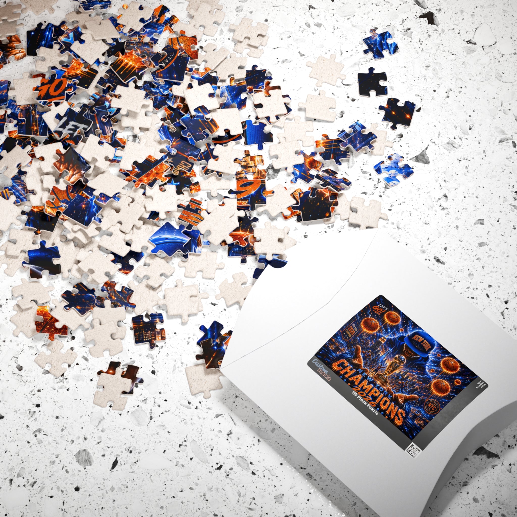 New York Champions 2026 Basketball Puzzle – 520/1014 Piece City Hoops Jigsaw