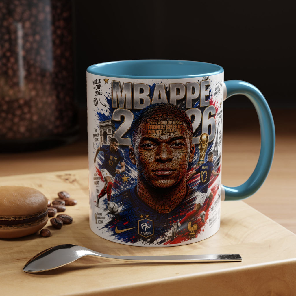 Mbappé Soccer Coffee Mug — France World Cup Tribute (11/15oz)