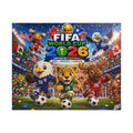 FIFA World Cup 2026 Mascots Jigsaw Puzzle — 110/520/-Piece Soccer Puzzle