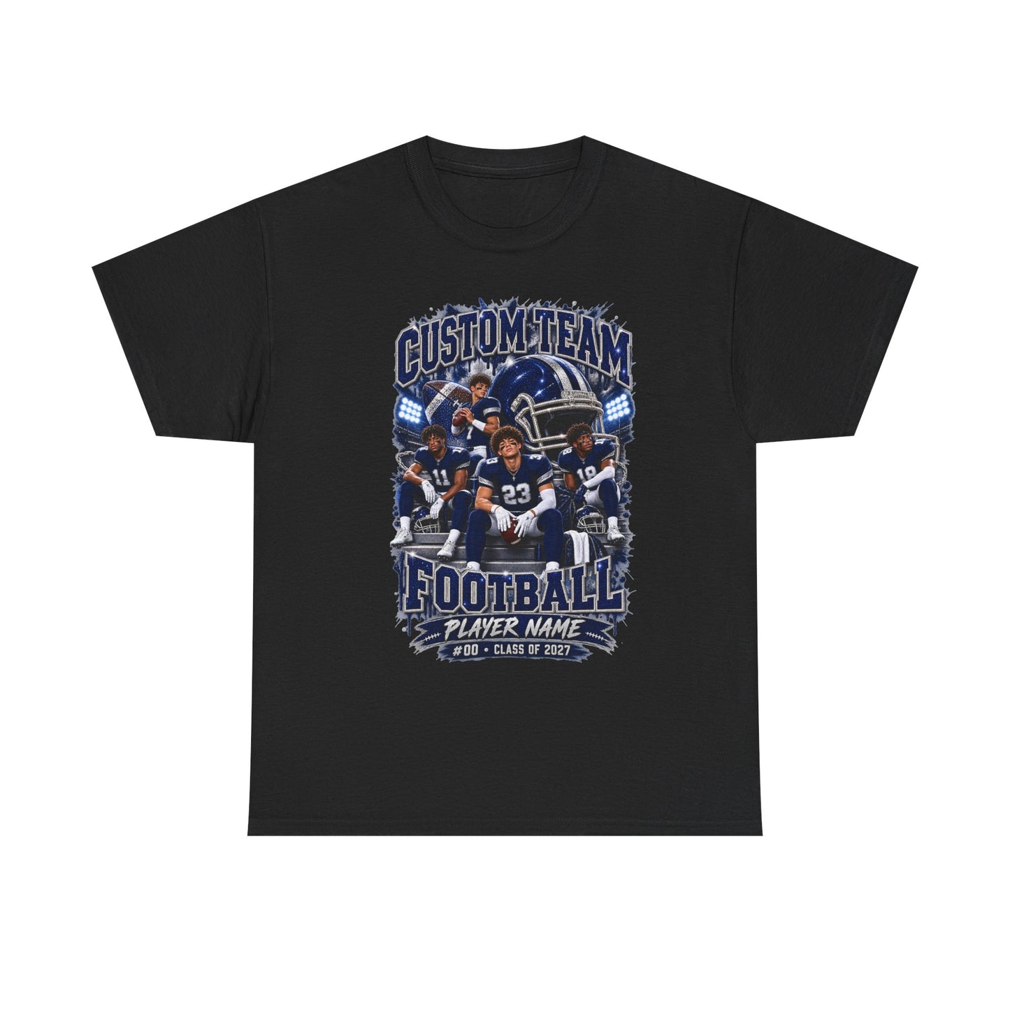 Personalized Football Shirt, Custom Team Player Name Number, Game Day Football Tee, Senior 2027 Shirt, Football Mom Gift